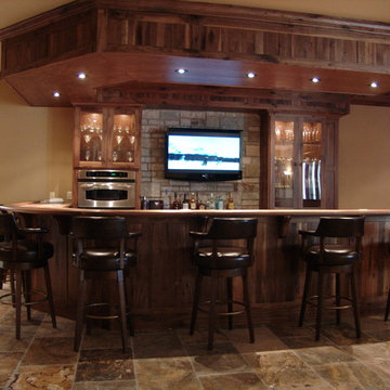 Home Bar Television Installation