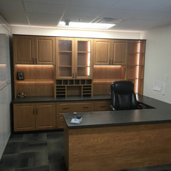 Caramel Apple Office - Desks And Hutches