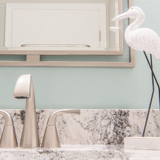 Gray & White Beach Bathroom