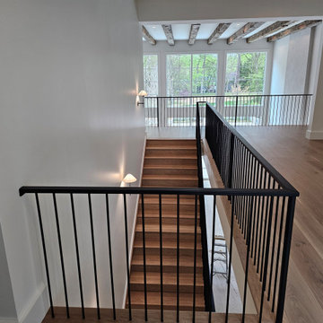 Project #119 | White Oak Staircase with Stacked Bullnose Detail