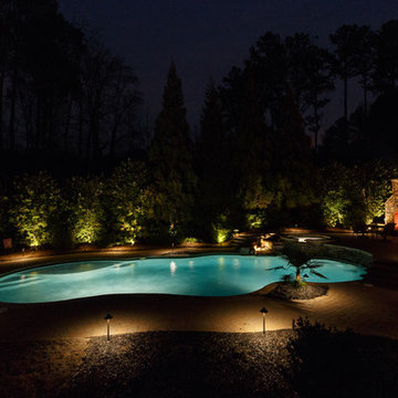 Cumming, GA House and Backyard Lighting Project