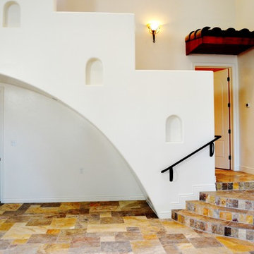 Stairway with built in nitches