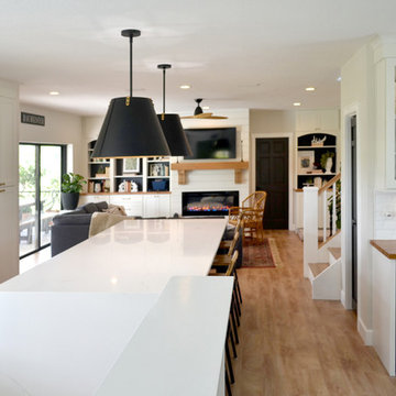 Modern Kitchen with Massive Island