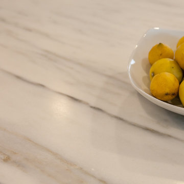 Glass Subway Tile Kitchen Remodel