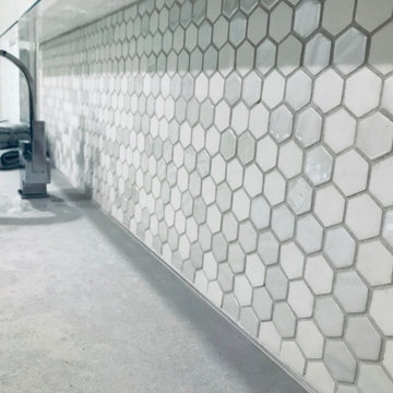 Hexagone Italian importation creates a wow effect.  in love with this elegant fa