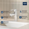 Grohe 34 270 A Concetto 1.2 GPM Single Handle 1 Hole Bathroom - Brushed Cool