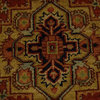 Hand-Knotted Serapi Heriz 100% Wool Tribal Design Oriental Rug