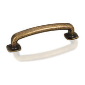 Forged Pull, Antique Brass, 3.78"