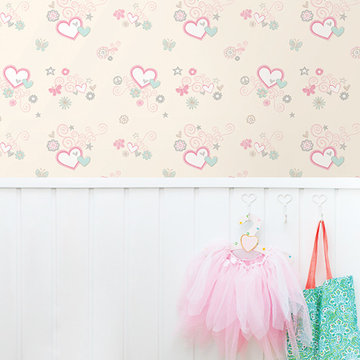 Heart Felt Beige Hearts