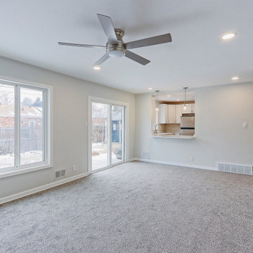 Longtime Family Room, with Pass-through Serving Window