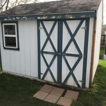 Outdoor deck/shed repaint combo