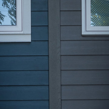 Siding Installation - James Hardie Lap Siding in Evening Blue