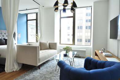 Example of a minimalist home design design in New York