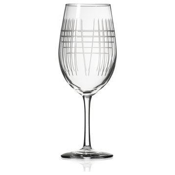 Matchstick All Purpose Wine 18oz, Set of 4 Glasses