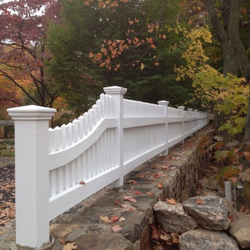Custom Cedar Picket Fence Darien