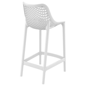Compamia Air Counter Stools, Set of 2, White