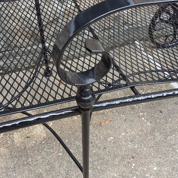 before and after of patio furniture