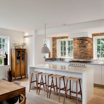 Contemporary Country Kitchen in Marlow, London.