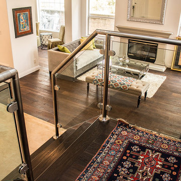 Glendale - Glass Railing Loft Addition