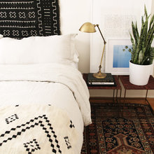 50s to 70s midmod guest bedroom & bathroom