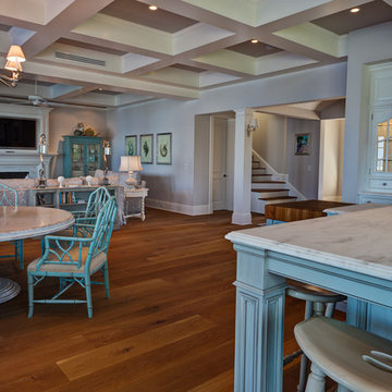 Custom Engineered White Oak Floor with Oil Finish