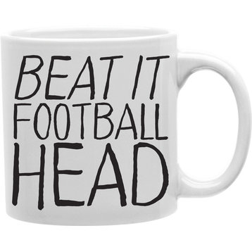 Beat It Football Head Mug