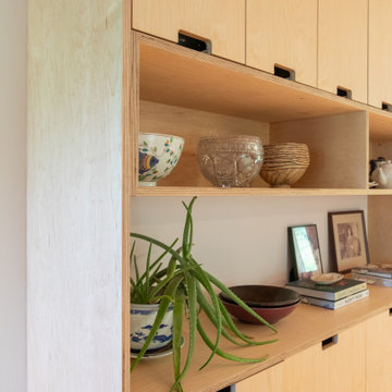 Natural Plywood Shelving