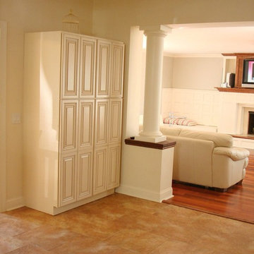 Remove weigh.t bearing walls with columns
