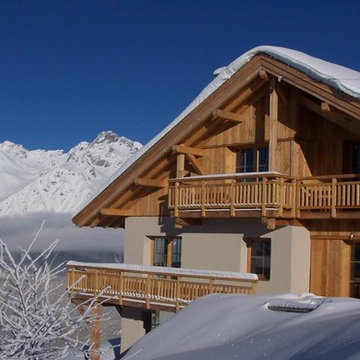 création d'un chalet montagne