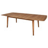 Walnut Extendable Dining Table 75/92x37