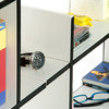 Trista - [New Breed-B] Leather Cross Type Sheve / Book Shelve / Floating Shelve
