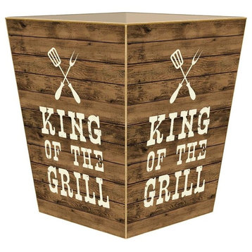 King of The Grill Wastepaper Basket