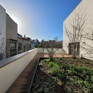 Avant/après - Aménagement total d'une terrasse et de 2 balcons