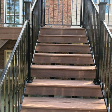 Elevated Deck w/ Vertical Cable Railing