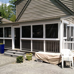 Motorized Zip Tex Retractable Screen - Clear Vinyl - Products
