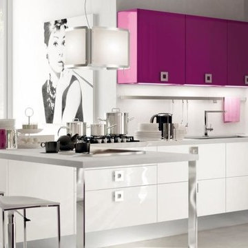 Modern Italian Custom Made Kitchens by LUBE