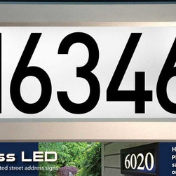 Address LED - illuminated house numbers - House Numbers