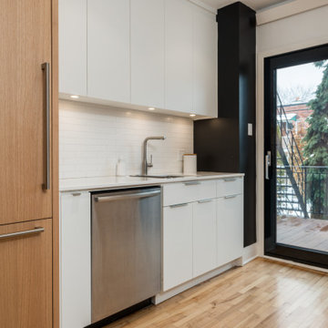 Small Scandinavian Kitchen - Petite cuisine Scandinave - Montréal