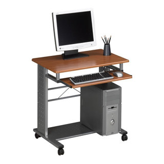 Techni Mobili Compact Computer Desk Cherry