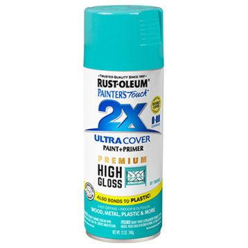 Rust-Oluem 331175 Painters Touch 2X Premium High Gloss Spray Paint, 12 Oz