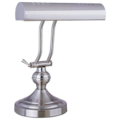 Boston Harbor TL-TB-800A3L Swing Arm Adjustable Piano Desk Lamp, Satin Nickel