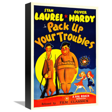 Laurel and Hardy, Pack Up Your Troubles, 1932, 11x16