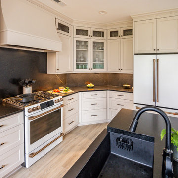 White Oak, Black Accents and Accessible Beige Cabinetry