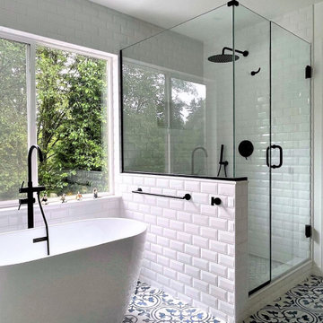 Can we fit modern, European and Mediterranean all in one Master Bathroom?