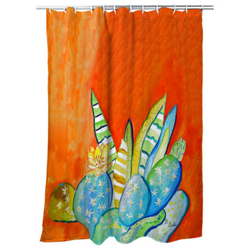 Betsy Drake Cactus III Shower Curtain