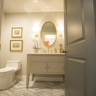 Badezimmer mit grauen Fliesen Ideen, Design & Bilder - Juli 2020 | Houzz DE