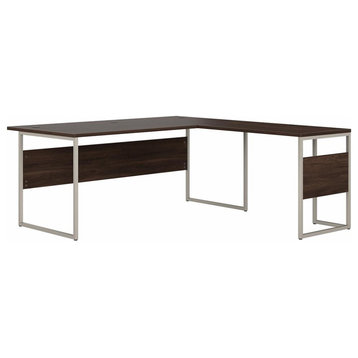 Bush Business Furniture Hybrid 72W x 36D L Shaped Table Desk with Metal Legs...