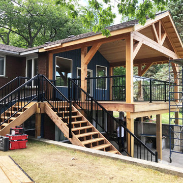 2 Storey Timber Frame Deck