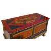 Chinese Tibetan Golden Craw Legs Low Coffee Table Hcs975