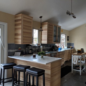 Natural Cabinet Kitchen Remodel - Salt Lake City